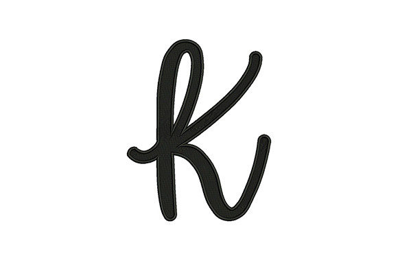 Alphabet K: A Versatile Embroidery Design for Creative Projects