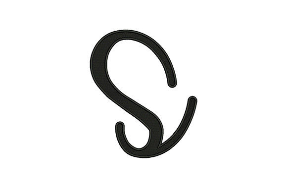 Alphabet S Embroidery Design Review for Boutique Sweatshirts