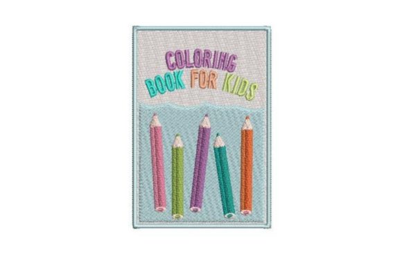 Coloring Book Cover Embroidery Design Review