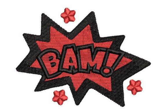Comic Book Speech Bubble Bam Review for Small Business Embroidery