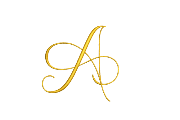 Letter A Design Review for Personalized Embroidery Gifts