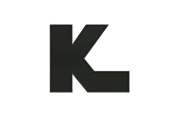 Letter K Embroidery Design Review for Small Business Merch