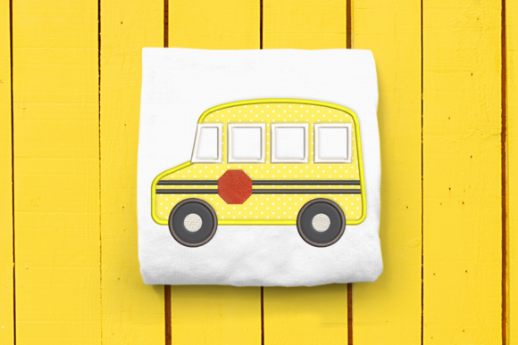 Little School Bus Applique Review for Apparel Projects