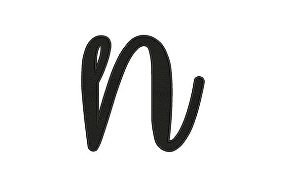 Lower Case Alphabet N Review for Real Embroidery Projects
