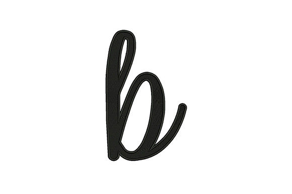 Lowercase Alphabet B for Creative Projects