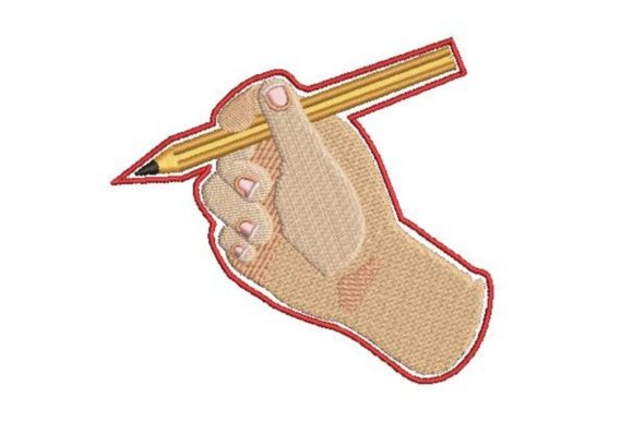 Pencil in Hand: A Versatile Embroidery Design for Creative Sellers