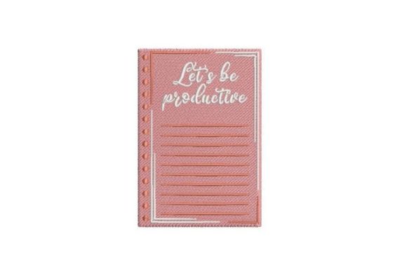 Rose Gold Spiral Planner Embroidery Review